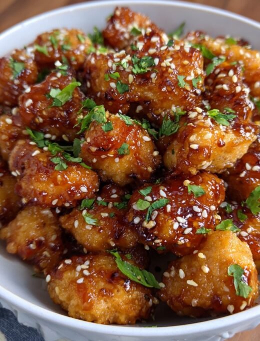 Air Fryer Honey Garlic Chicken Bites