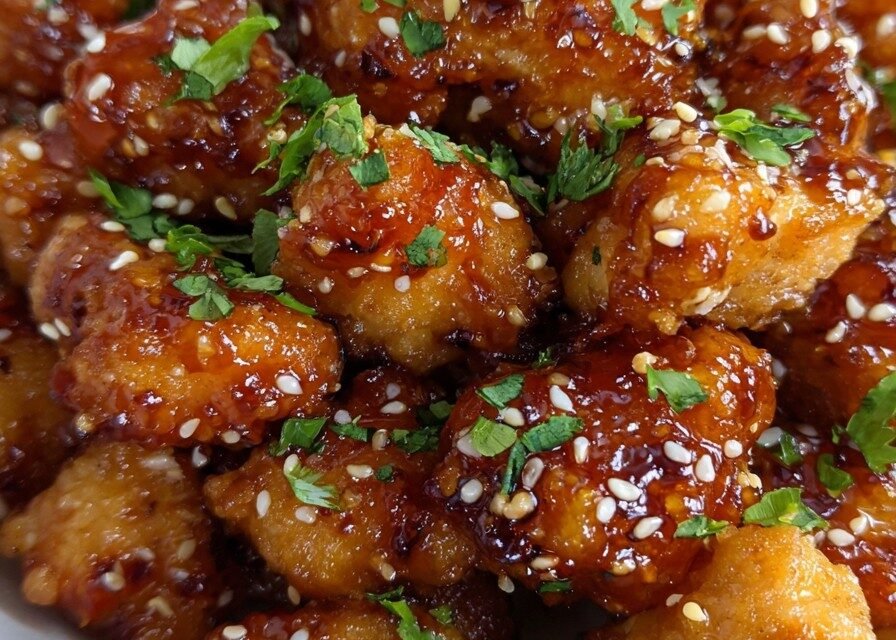Air Fryer Honey Garlic Chicken Bites