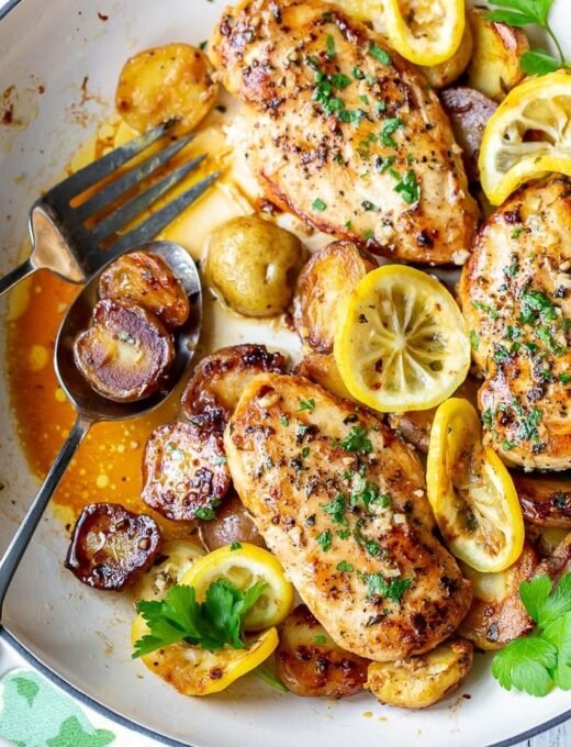 Lemon Herb Chicken Skillet Made Easy in One Pan