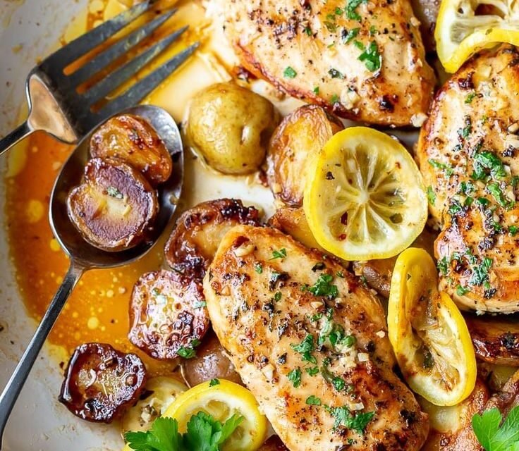 Lemon Herb Chicken Skillet blogging blogging article article