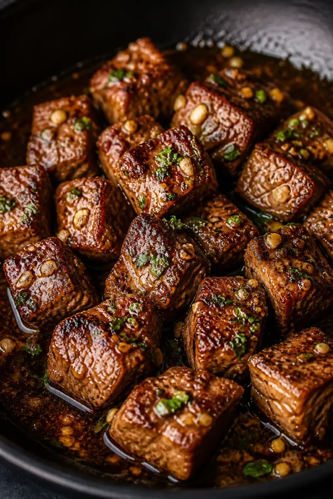 Garlic Butter Steak-Style Chicken Bites Recipe